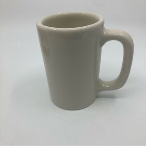 Vintage Hall 1318 off white ceramic restaurant coffee tea mug*